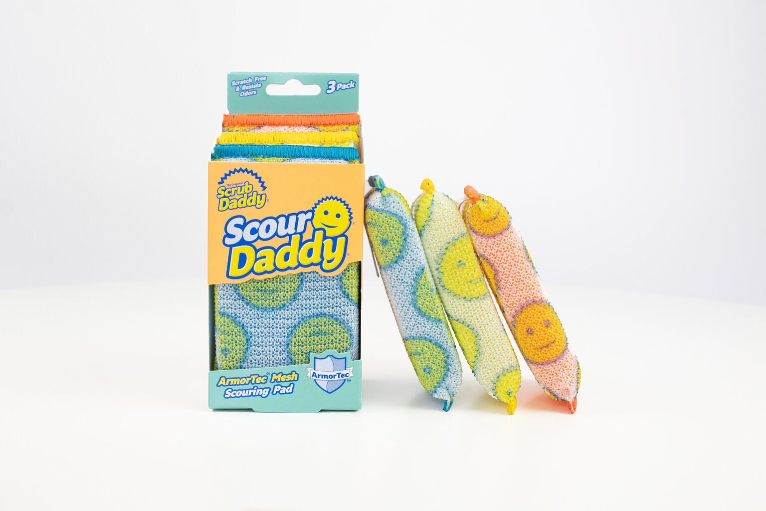 Scrub Daddy koorijad/käsnad, 3 tk hind ja info | Puhastustarvikud | kaup24.ee