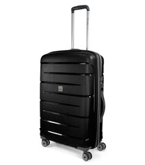 Средний чемодан 4R MoDo Starlight, черный цена и информация | Чемоданы, дорожные сумки | kaup24.ee