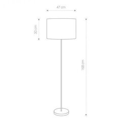 Nowodvorski Lighting торшер Hotel 8981 цена и информация | Торшеры | kaup24.ee