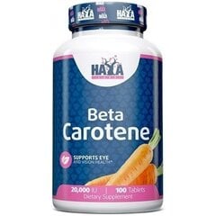 Пищевая добавка Haya Labs Natural Beta Carotene, 100 таб. цена и информация | Витамины | kaup24.ee