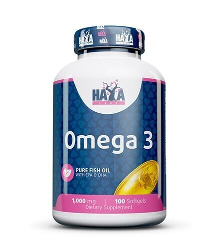 Haya Labs Omega 3 100 kaps. цена и информация | Vitamiinid, toidulisandid, immuunsuse preparaadid | kaup24.ee