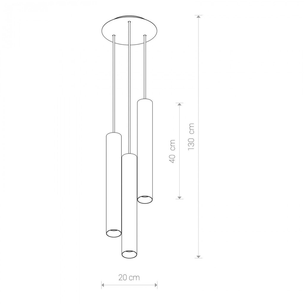 Nowodvorski Lighting rippvalgusti Eye L 8917 цена и информация | Rippvalgustid | kaup24.ee