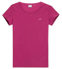 Футболка женская 4F NOSH4-TSD350, розовая цена и информация | Женские футболки | kaup24.ee
