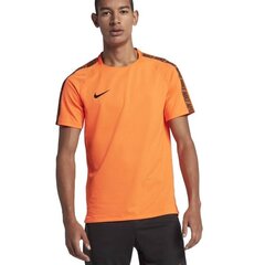 Meeste T-särk Nike Breathe Squad TOP SS M 859850806, oranž hind ja info | Meeste T-särgid | kaup24.ee