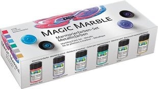 Marmorist värvikomplekt, Kreul Magic Marble Marbling Metallic hind ja info | Kunstitarbed, voolimise tarvikud | kaup24.ee