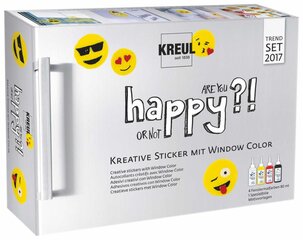 Kомплект красок для стекла, Kreul Happyset цена и информация | Принадлежности для рисования, лепки | kaup24.ee