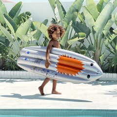 Детский надувной плот/доска для серфинга Surfboard Shark цена и информация | Надувные и пляжные товары | kaup24.ee