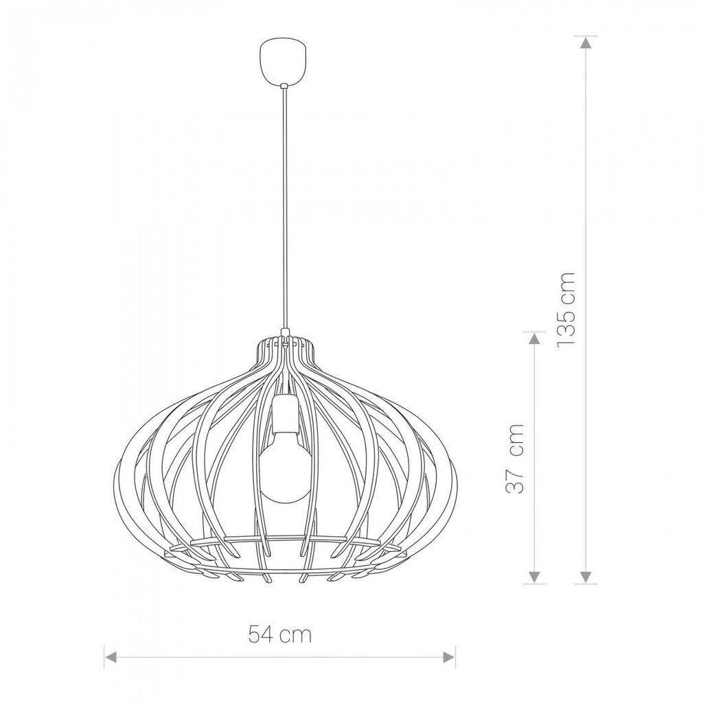 Nowodvorski Lighting rippvalgusti Ika I D 4174 цена и информация | Rippvalgustid | kaup24.ee