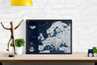 Euroopa kaart nööpnõeltega, 42 x 29,7 cm hind ja info | Maailmakaardid | kaup24.ee