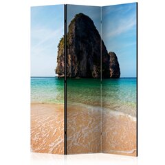 Ruumijaotur - Rock formation by shoreline, Andaman Sea, Thailand [Room Dividers] hind ja info | Sirmid ja vaheseinad | kaup24.ee