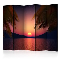 Ruumijaotur - Romantic evening on the beach II [Room Dividers] цена и информация | Мобильные стенки | kaup24.ee
