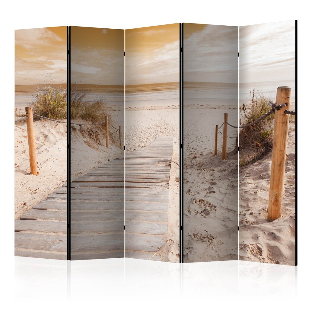 Ruumijaotur - On the beach - sepia II [Room Dividers] hind ja info | Sirmid ja vaheseinad | kaup24.ee