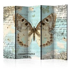 Ширма Postcard with butterfly цена и информация | Мобильные стенки | kaup24.ee