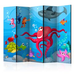 Ruumijaotur - Octopus and shark II [Room Dividers] hind ja info | Sirmid ja vaheseinad | kaup24.ee