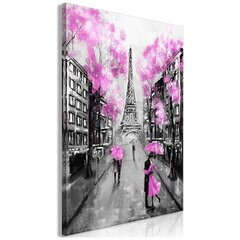 Maal - Paris Rendez-Vous (1 Part) Vertical Pink hind ja info | Seinapildid | kaup24.ee