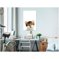 Maal - Vexed Cat (1 Part) Vertical hind ja info | Seinapildid | kaup24.ee