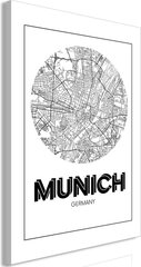 Maal - Retro Munich (1 Part) Vertical hind ja info | Seinapildid | kaup24.ee