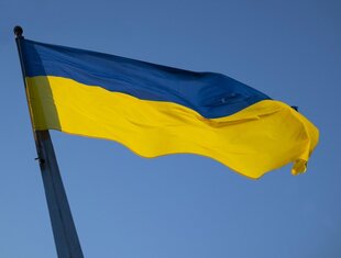 Ukraina riigilipp, 75x150cm hind ja info | Lipud ja tarvikud | kaup24.ee