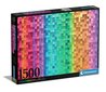 Pusle Clementoni Color Boom Pixels, 1500-osaline hind ja info | Pusled | kaup24.ee