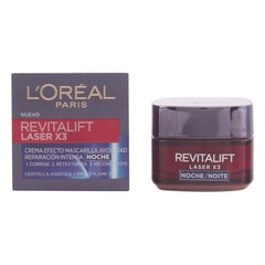 Öökreem Revitalift Laser L'Oreal Make Up, 50 ml цена и информация | Кремы для лица | kaup24.ee