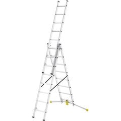 Trepp kombineeritav HobbyLOT / alumiinium / 2x8+1x9 astet hind ja info | Redelid | kaup24.ee