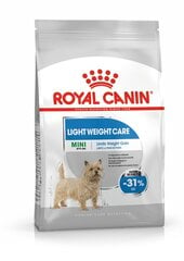 Royal Canin koerad, kes kipuvad kaalus juurde võtma Mini Light Weight Care, 1 kg цена и информация | Сухой корм для собак | kaup24.ee