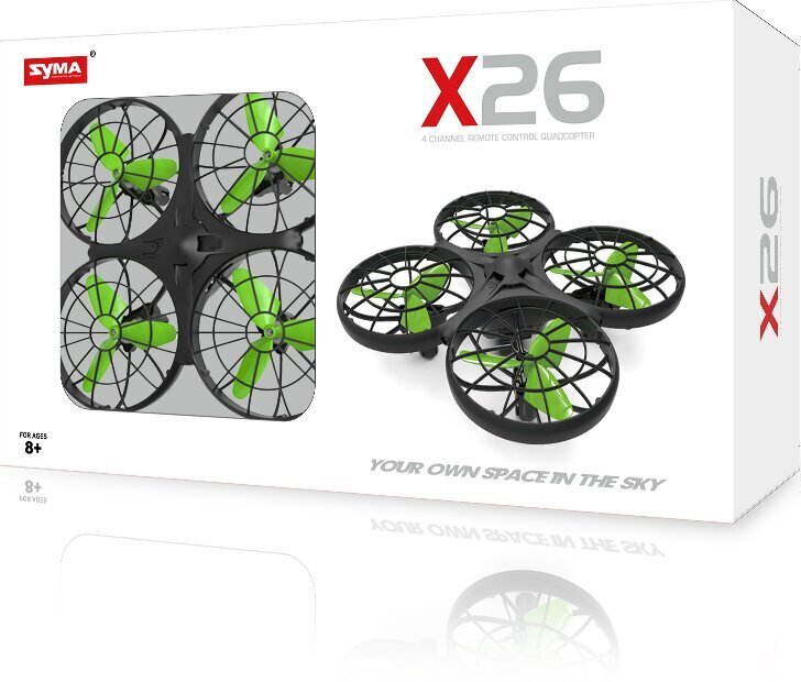 Drone RC Syma X26 (2,4 GHz) hind ja info | Poiste mänguasjad | kaup24.ee