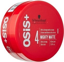 Ultra tugev juuksekreem Schwarzkopf Professional Osis+ Mighty Matte 85 ml hind ja info | Viimistlusvahendid juustele | kaup24.ee