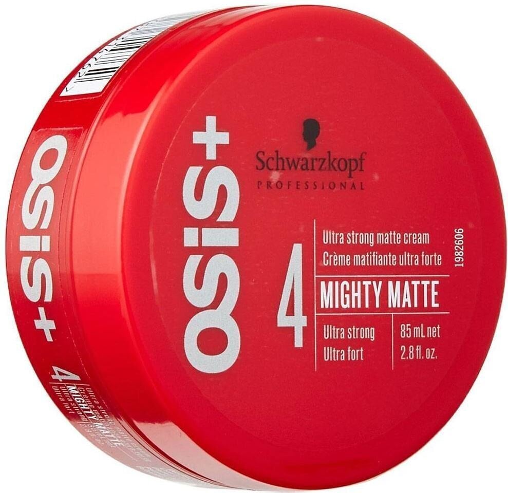 Ultra tugev juuksekreem Schwarzkopf Professional Osis+ Mighty Matte 85 ml цена и информация | Viimistlusvahendid juustele | kaup24.ee