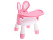Tool lauaga söögiks ja mängudeks, roosa цена и информация | Imikute mänguasjad | kaup24.ee