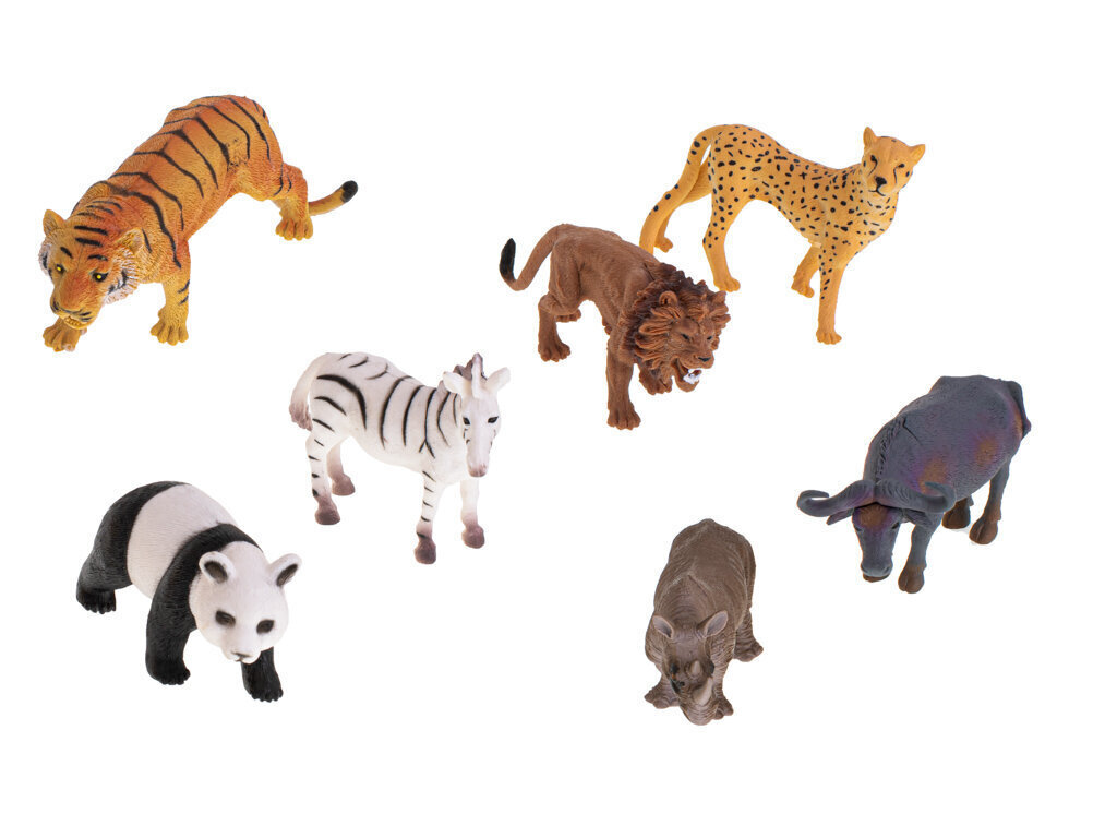Safari metsloomakujukesed (7 tk.) Koos mati ja tarvikute komplektiga hind ja info | Arendavad mänguasjad | kaup24.ee