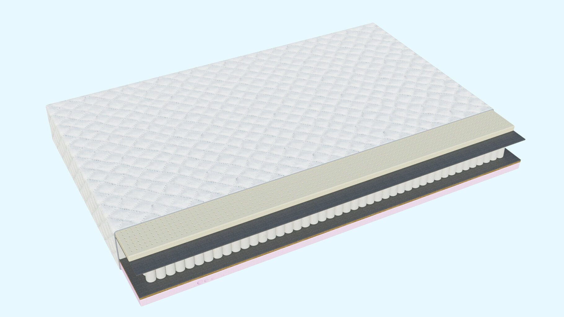 Multitaskulised madratsid Naktis HR lateks coconut-ultra, 200x200 cm hind ja info | Madratsid | kaup24.ee