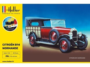 Сборная пластиковая модель Heller - Citroen B14 Normande подарочный набор, 1/24, 56729 цена и информация | Конструкторы и кубики | kaup24.ee