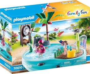 70610 Playmobil, lõbus bassein vee pritsimisega цена и информация | Конструкторы и кубики | kaup24.ee