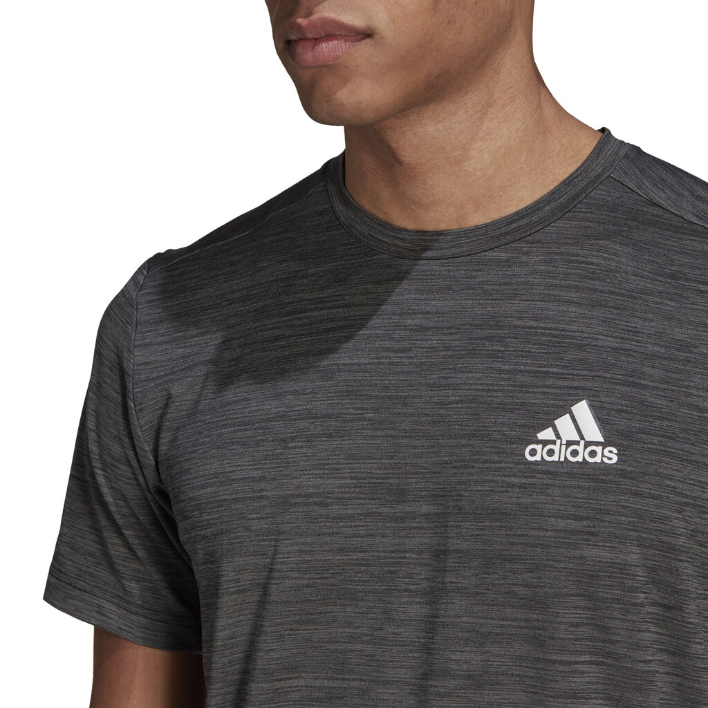 Adidas T-Särgid M Ht El Tee Grey GM2074 GM2074/4XL цена и информация | Meeste spordiriided | kaup24.ee