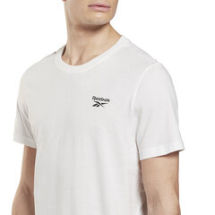 T-särk meestele Reebok Ri Left Chest Logo, valge hind ja info | Meeste T-särgid | kaup24.ee