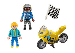 70380 PLAYMOBIL®, poisid mootorrattaga hind ja info | Klotsid ja konstruktorid | kaup24.ee