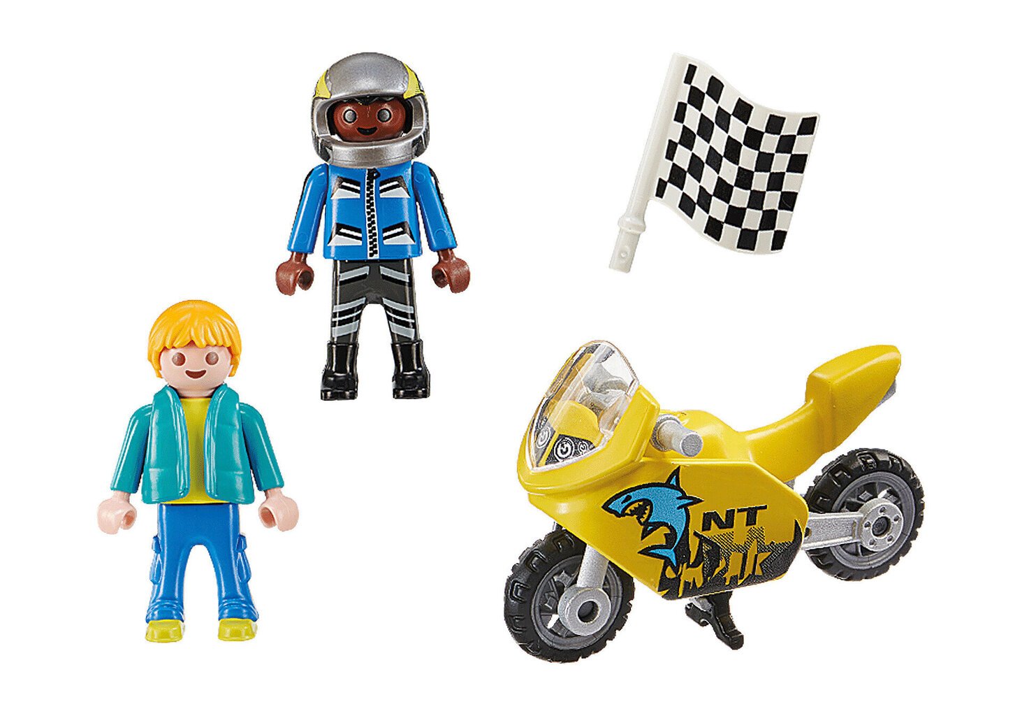 70380 PLAYMOBIL®, poisid mootorrattaga hind ja info | Klotsid ja konstruktorid | kaup24.ee