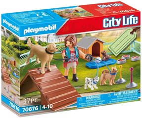 70676 PLAYMOBIL, koeratreener kinkekarbis цена и информация | Конструкторы и кубики | kaup24.ee