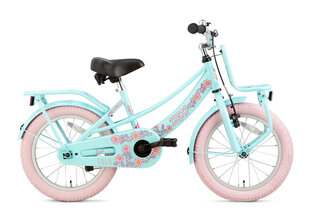 Laste jalgratas Supersuper Lola, 18'', 28 cm, sinine/roosa цена и информация | Велосипеды | kaup24.ee