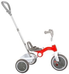 Multifunktsionaalne kolmerattaline jalgratas Trike Tenco, punane/valge hind ja info | Kolmerattalised jalgrattad | kaup24.ee