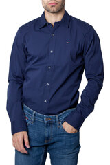 Рубашка мужская Tommy Hilfiger, синяя цена и информация | Мужские рубашки | kaup24.ee