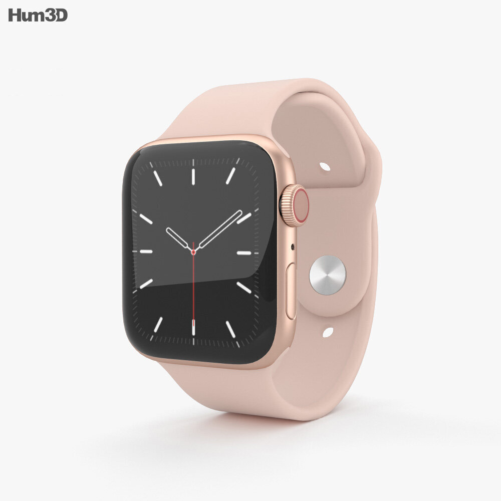 Apple Watch Series 5 44mm GPS, Gold (kasutatud, seisukord A) цена и информация | Nutikellad (smartwatch) | kaup24.ee