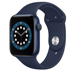 Apple Watch Series 6 44mm GPS, Blue (kasutatud, seisukord A) цена и информация | Смарт-часы (smartwatch) | kaup24.ee