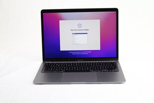 MacBook Air 2020 Retina 13" - M1 / 8GB / 256GB SSD / SWE / Space Gray (kasutatud, seisukord A) hind ja info | Sülearvutid | kaup24.ee