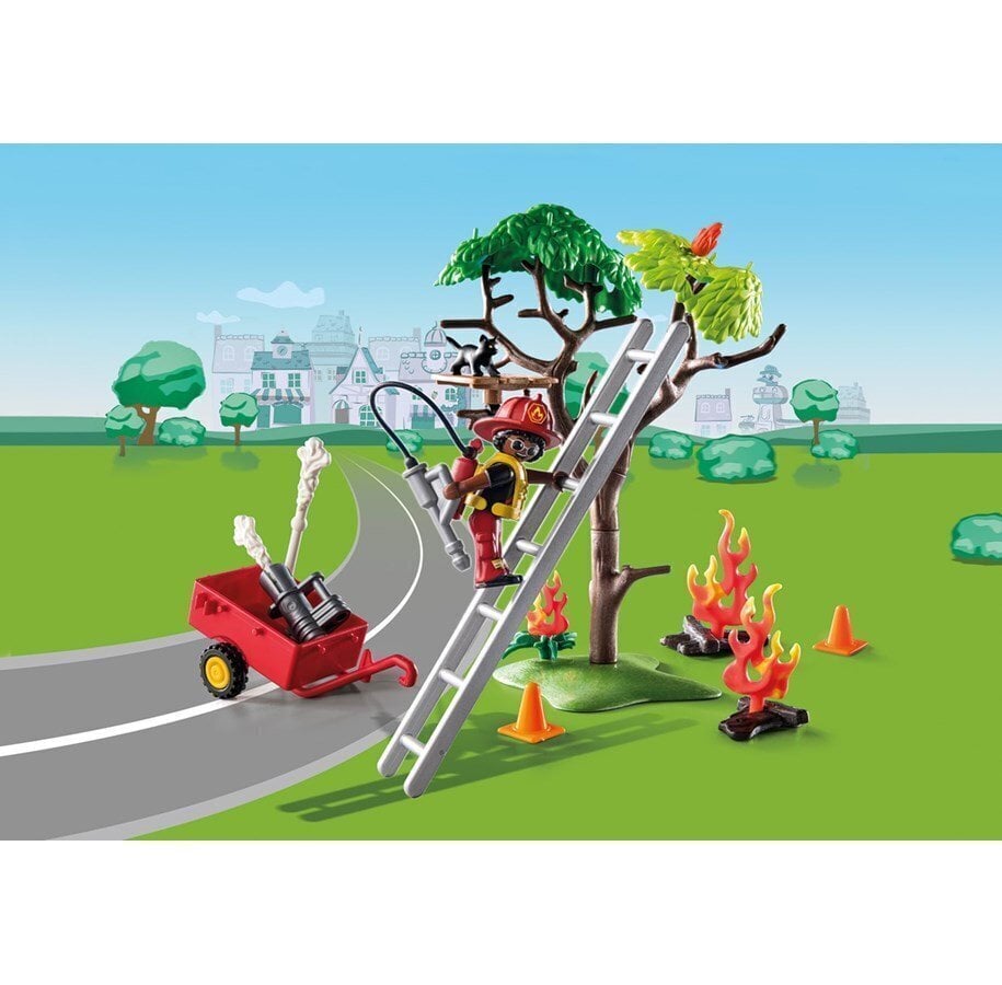 70917 PLAYMOBIL, D.O.C.- Fire Rescue Action: Cat Rescue hind ja info | Klotsid ja konstruktorid | kaup24.ee