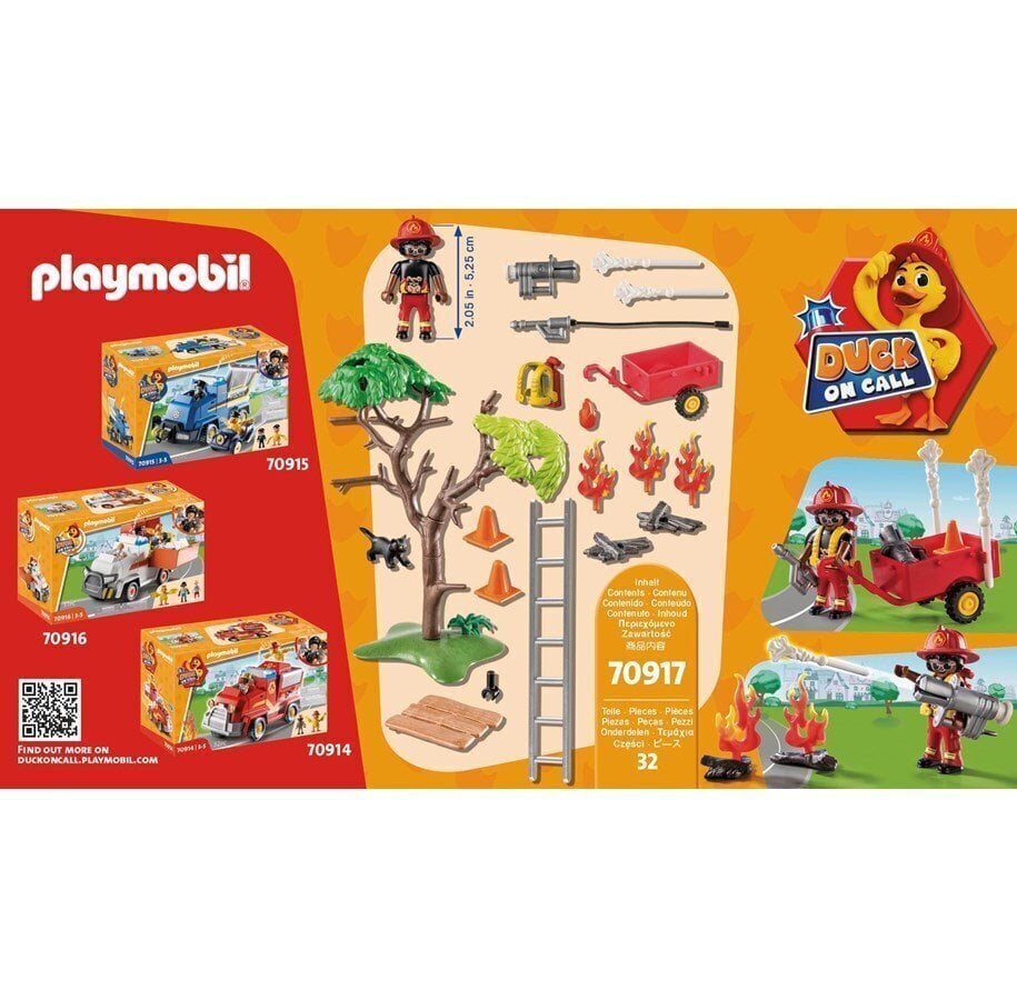 70917 PLAYMOBIL, D.O.C.- Fire Rescue Action: Cat Rescue hind ja info | Klotsid ja konstruktorid | kaup24.ee