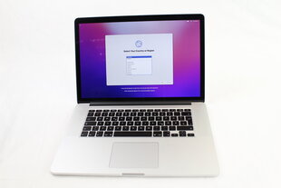 MacBook Pro 2015 Retina 15" - Core i7 2.2GHz / 16GB / 256GB SSD / SWE / серебристый (подержанный, состояние A) цена и информация | Ноутбуки | kaup24.ee