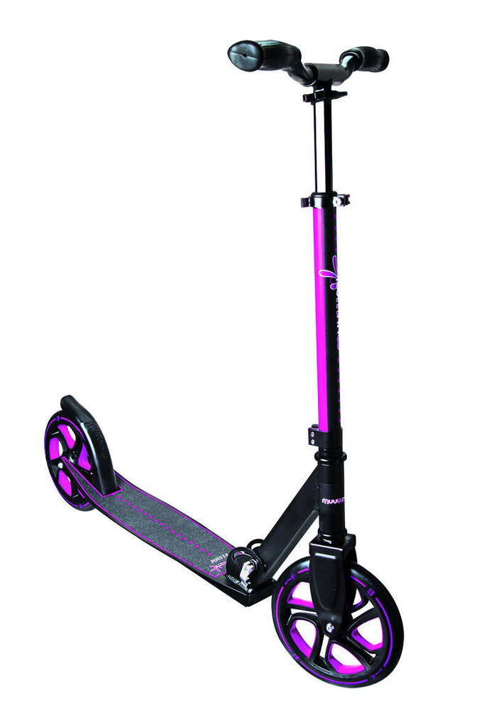 Kaherattaline tõukeratas Muuwmi Scooter Pro 250 Junior Foot, roosa/must цена и информация | Tõukerattad | kaup24.ee