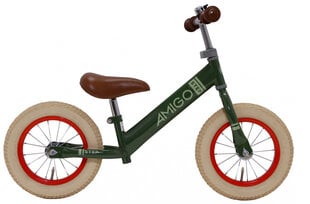 Балансировочный велосипед Amigo Step 12'', зеленый цена и информация | Балансировочные велосипеды | kaup24.ee